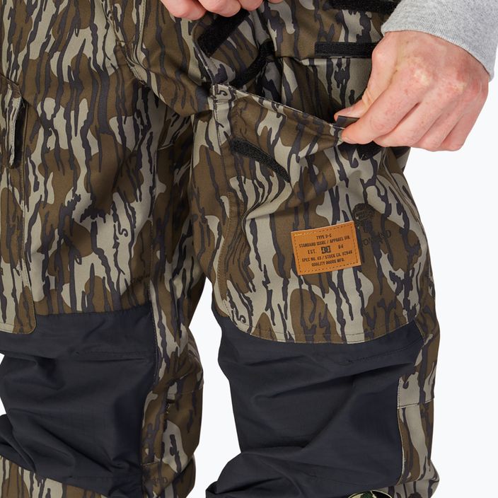 Spodnie snowboardowe męskie DC Code mossy oak original bottomland 7