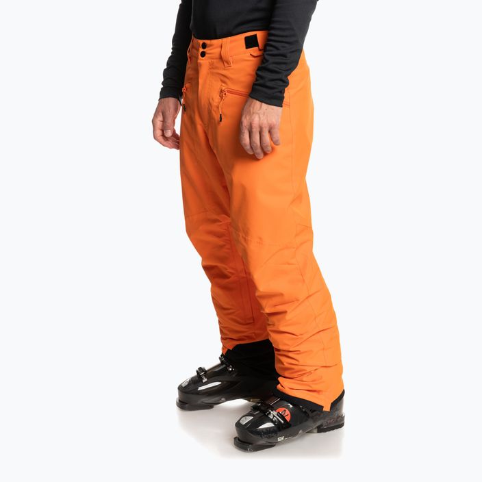 Spodnie snowboardowe męskie Quiksilver Boundry russet orange 7