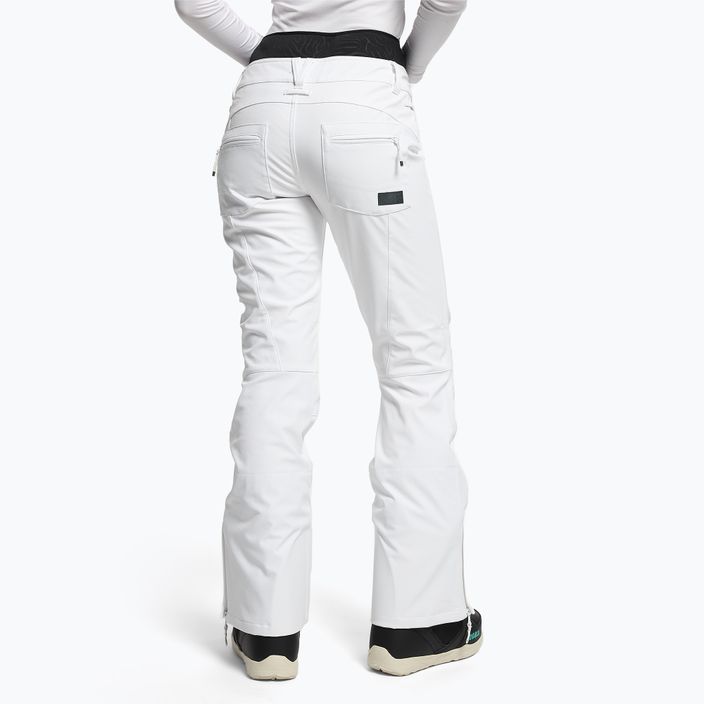 Spodnie snowboardowe damskie ROXY Rising High bright white 4