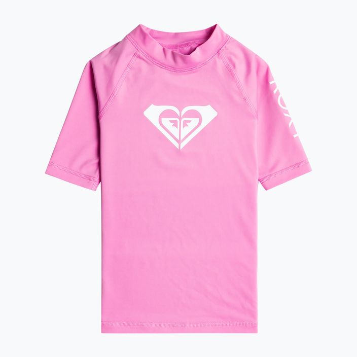 Koszulka do pływania dziecięca ROXY Whole Hearted cyclamen