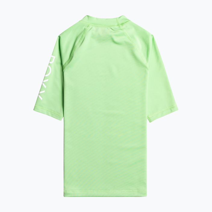 Koszulka do pływania dziecięca ROXY Wholehearted pistachio green 2