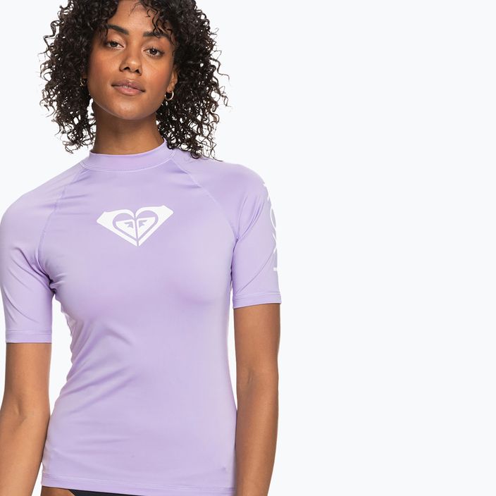 Koszulka do pływania damska ROXY Whole Hearted purple rose 2