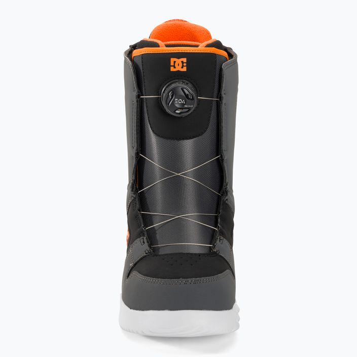 Buty snowboardowe męskie DC Phase Boa grey/black/orange 3