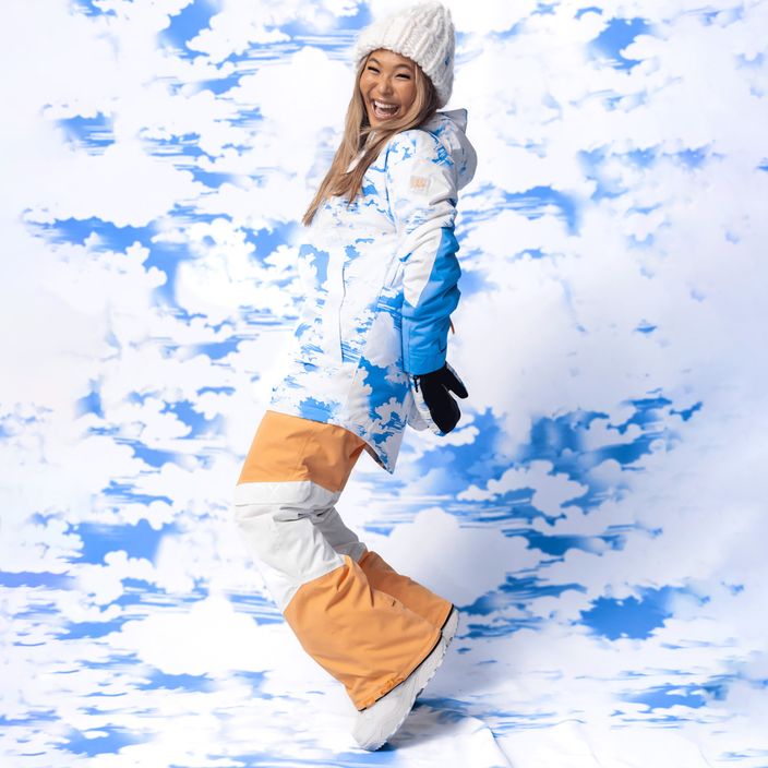 Spodnie snowboardowe damskie ROXY Chloe Kim Woodrose mock orange 11