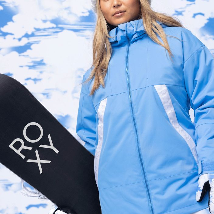 Kurtka snowboardowa damska ROXY Chloe Kim azure blue 4