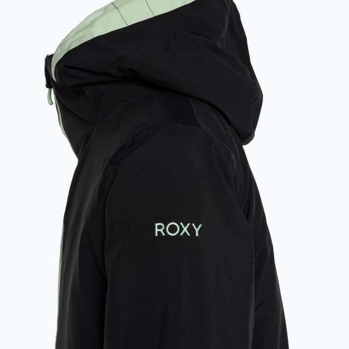 Kurtka snowboardowa dziecięca ROXY Silverwinter Girl true black 6