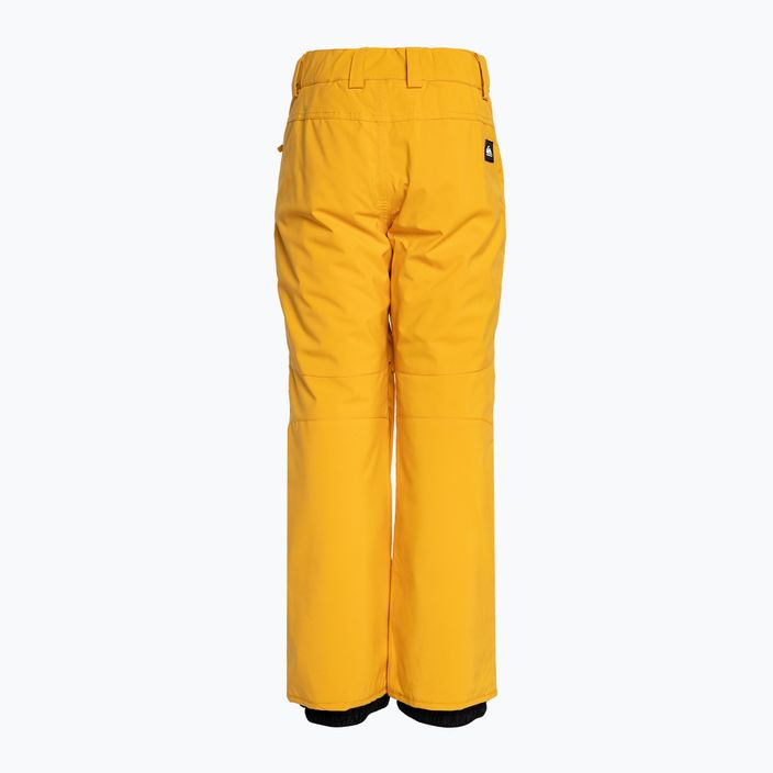 Spodnie snowboardowe dziecięce Quiksilver Estate Youth mineral yellow 6