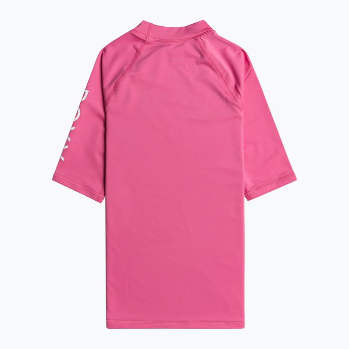 Koszulka do pływania dziecięca ROXY Wholehearted shocking pink 2