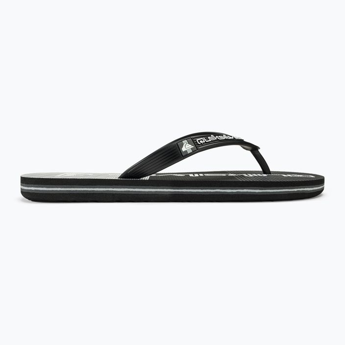 Japonki męskie Quiksilver Molokai Stripe black/black/grey 2