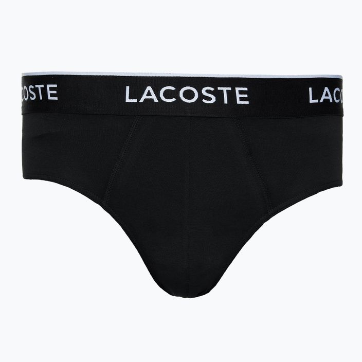 Slipy męskie Lacoste 8H3472 3 pary black/white/silver chine 2