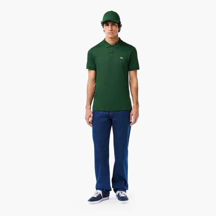 Koszulka polo męska Lacoste DH2050 green 3