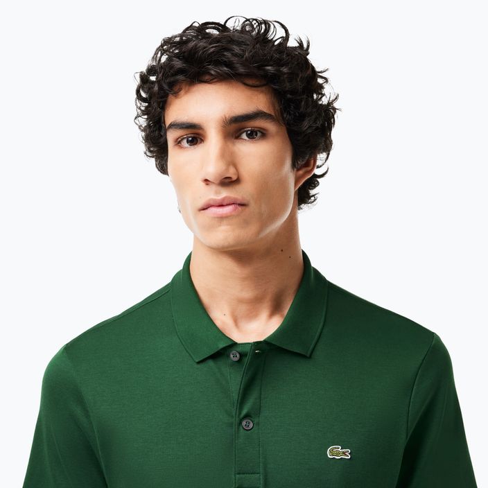 Koszulka polo męska Lacoste DH2050 green 4