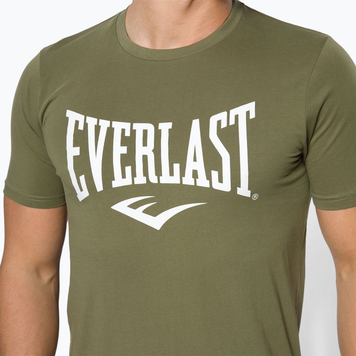 Koszulka treningowa męska Everlast Russel zielona 807580-60 4