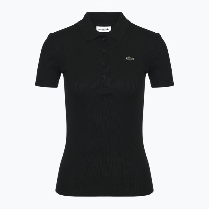 Koszulka polo damska Lacoste DF5377 black