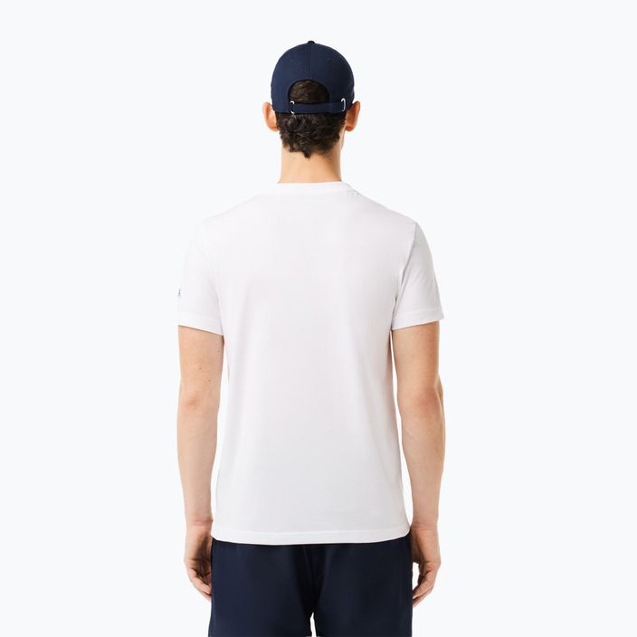 Zestaw koszulka + czapka Lacoste Tennis X Novak Djokovic white 2