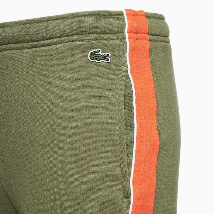 Spodenki dziecięce Lacoste GJ2462 khaki-buoy 4