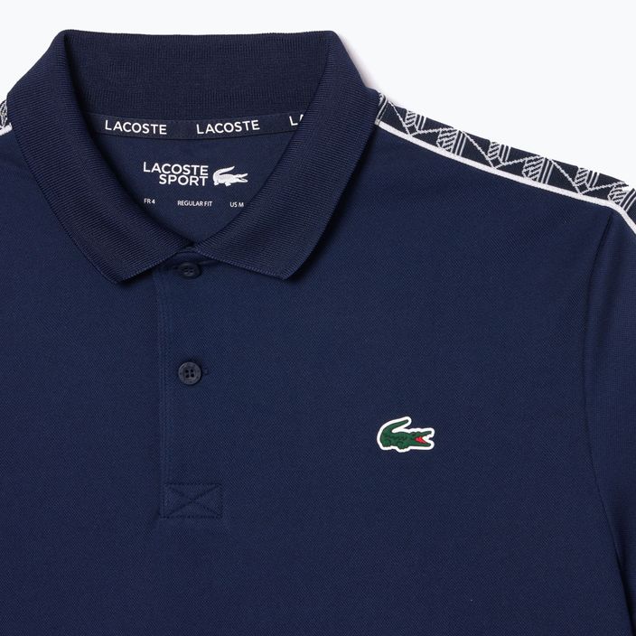 Koszulka polo męska Lacoste DH2557 navy blue 5