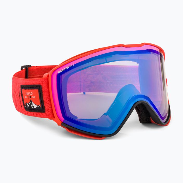 Gogle narciarskie Julbo Quickshift Reactiv Polarized red/flash blue