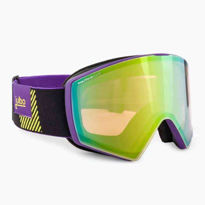 Gogle narciarskie Julbo Razor Edge Reactiv Glare Control purple/black/flash green