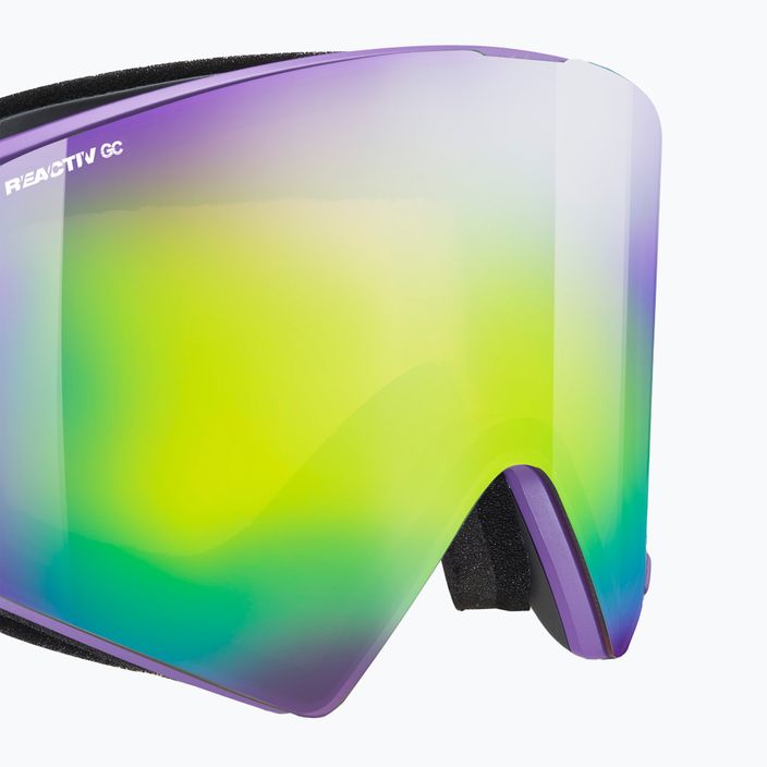 Gogle narciarskie Julbo Razor Edge Reactiv Glare Control purple/black/flash green 6
