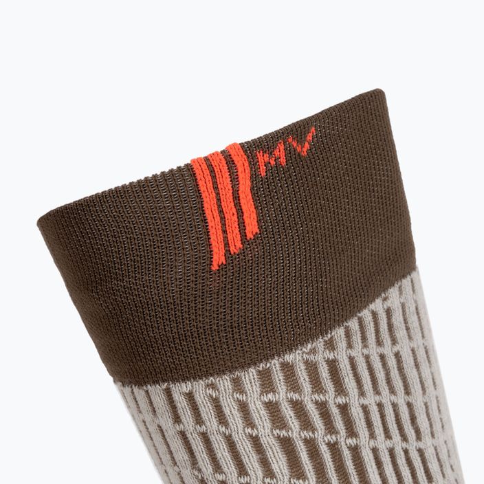 Skarpety narciarskie SIDAS Ski MERINO MV brązowe 952351 4