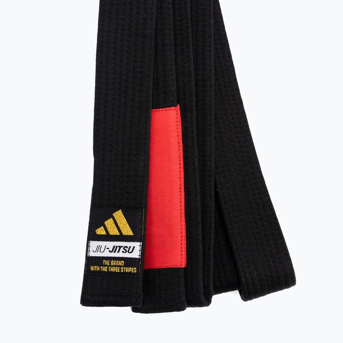 Pas do brazylijskiego jiu-jitsu adidas Elite black 2