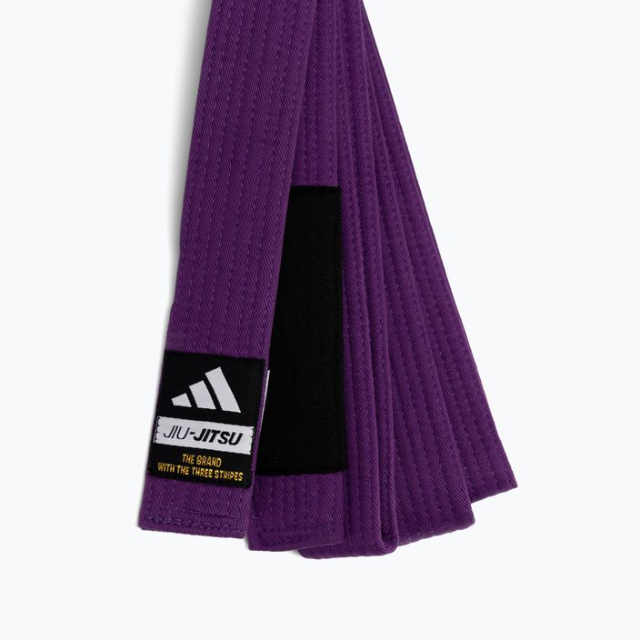 Pas do brazylijskiego jiu-jitsu adidas Elite purple 2