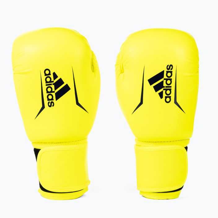 Rękawice bokserskie adidas Speed 50 żółte ADISBG50