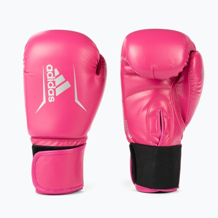 Rękawice bokserskie adidas Speed 50 różowe ADISBG50 3