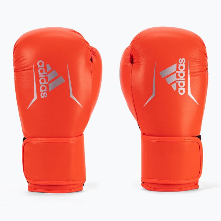 Rękawice bokserskie damskie adidas Speed 100 czerwono-czarne ADISBGW100-40985
