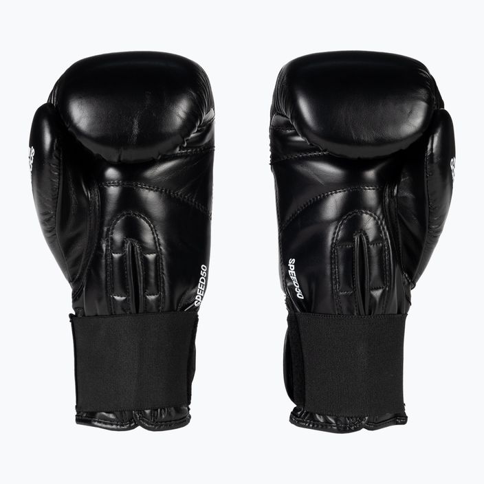 Rękawice bokserskie adidas Speed 50 czarne ADISBG50 4
