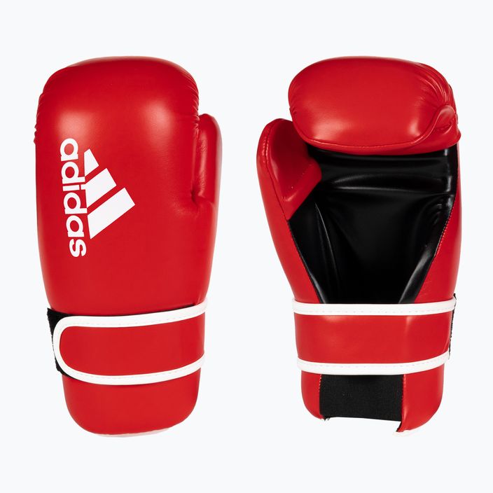 Rękawice bokserskie adidas Point Fight Adikbpf100 czerwono-białe ADIKBPF100 6