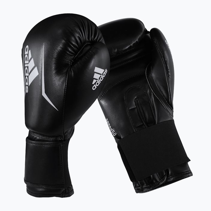 Zestaw bokserski dziecięcy adidas Youth Boxing Set worek + rękawice czarno-biały ADIBPKIT10-90100 3