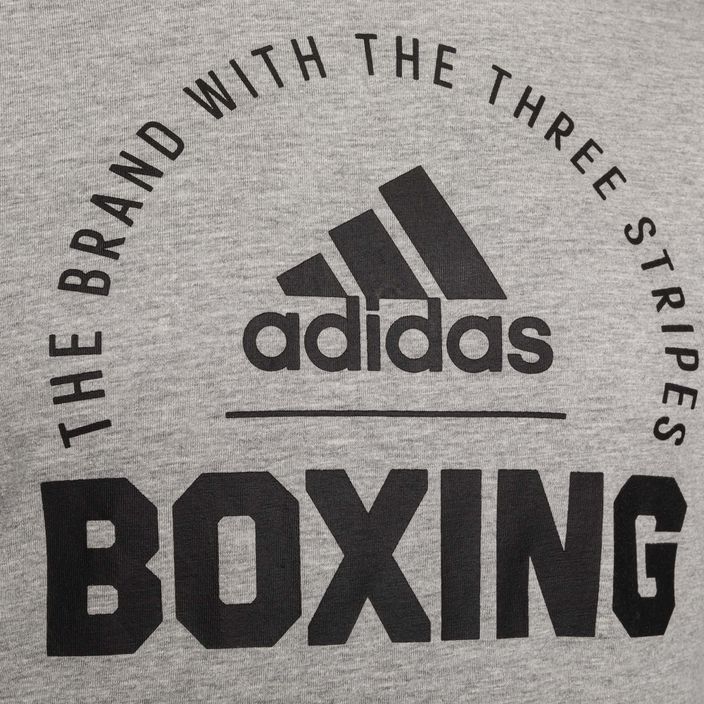 Koszulka męska adidas Boxing medium grey/heather black 3