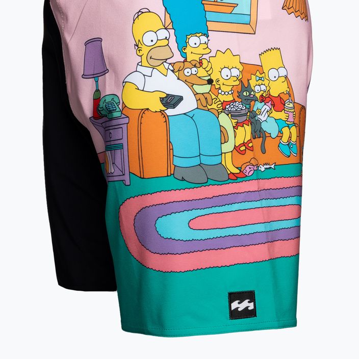 Szorty kąpielowe męskie Billabong Simpsons Family Couch black 7