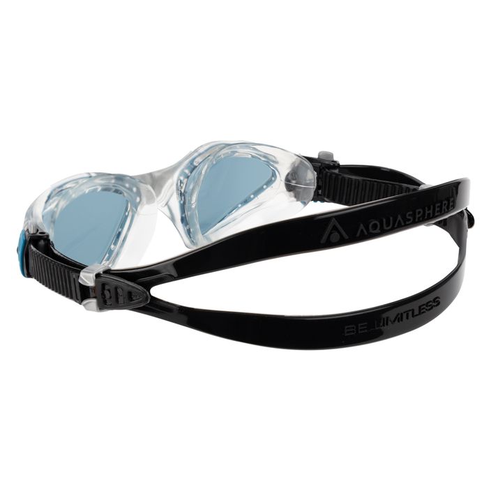Okulary do pływania Aquasphere Kayenne transparent/ silver/petrol EP2960098LD 4