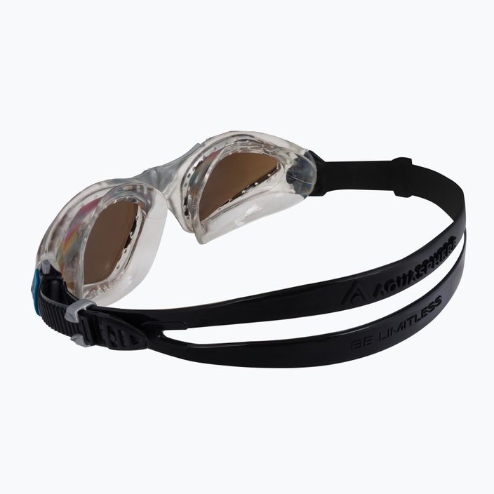 Okulary do pływania Aquasphere Kayenne 2022 transparent/silver/brown polarized 4