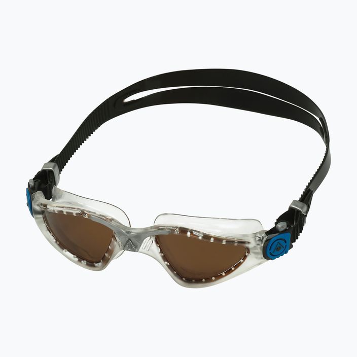 Okulary do pływania Aquasphere Kayenne 2022 transparent/silver/brown polarized 6