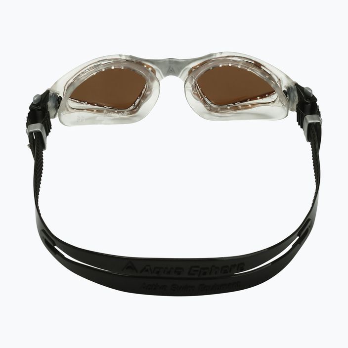 Okulary do pływania Aquasphere Kayenne 2022 transparent/silver/brown polarized 9