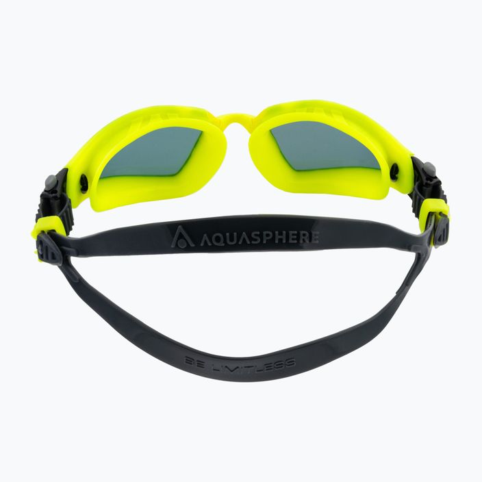 Okulary do pływania Aquasphere Kayenne Pro 2022 yellow/yellow/dark 5