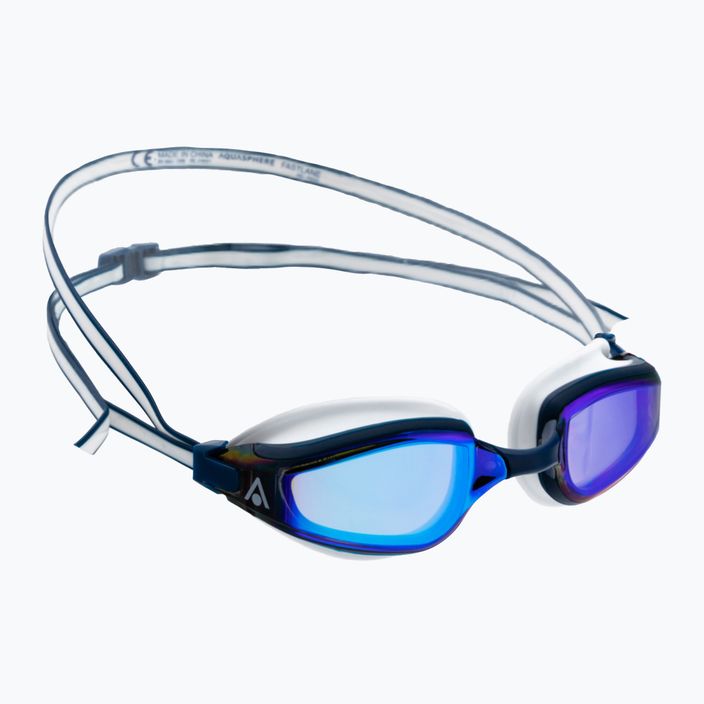 Okulary do pływania Aquasphere Fastlane 2022 blue/white/mirror blue