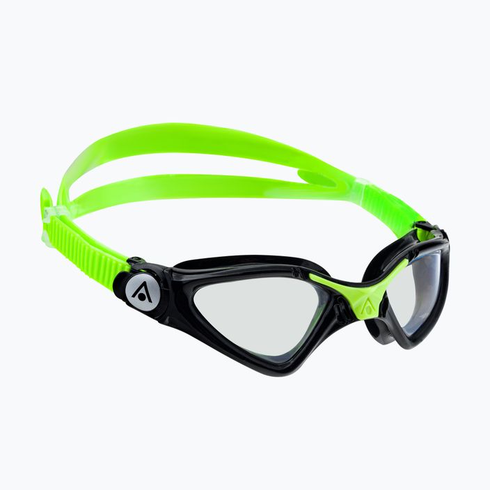 Okulary do pływania dziecięce Aquasphere Kayenne 2022 black/bright green/clear