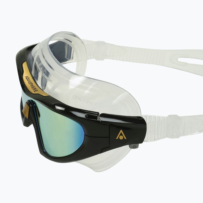 Maska do pływania Aquasphere Vista Pro transparent/gold titanium 4