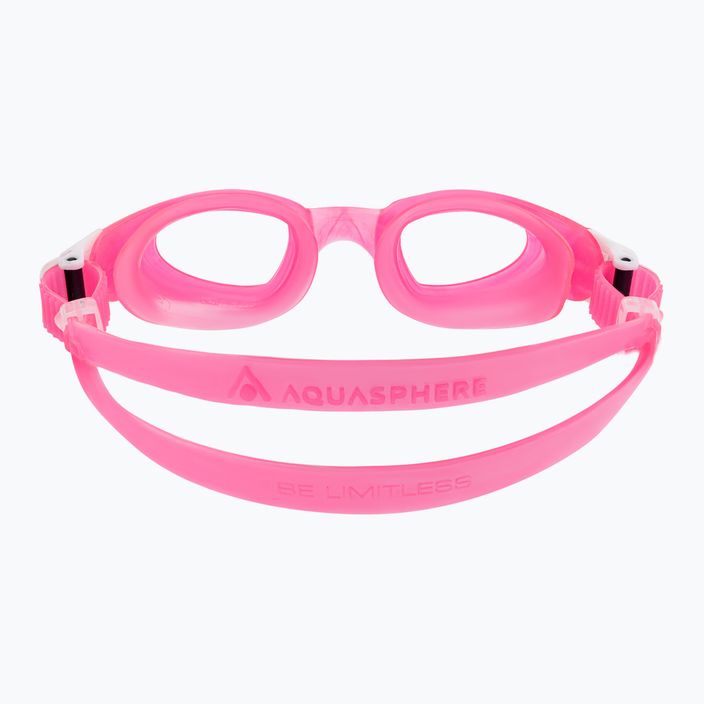Okulary do pływania dziecięce Aquasphere Moby Kid pink/white/clear 5
