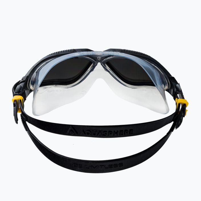 Maska do pływania Aquasphere Vista dark grey/black/mirror silver 5