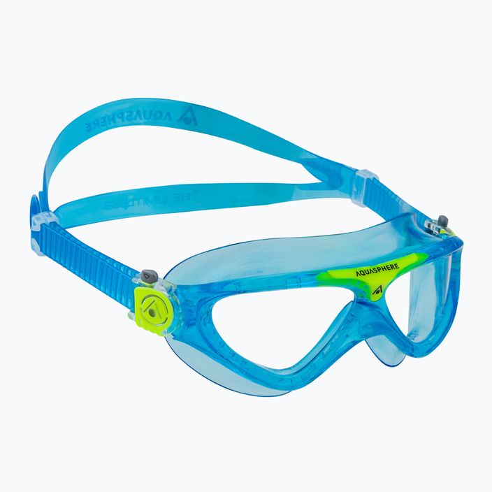 Maska do pływania dziecięca Aquasphere Vista turquoise/yellow/clear