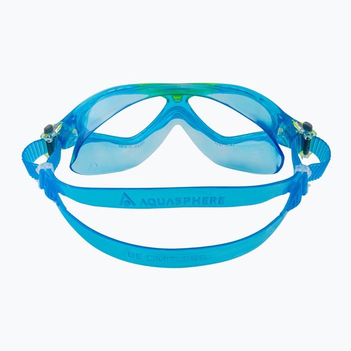 Maska do pływania dziecięca Aquasphere Vista turquoise/yellow/clear 5