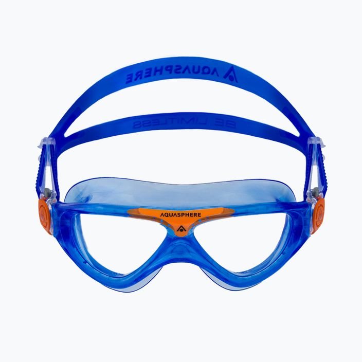 Maska do pływania dziecięca Aquasphere Vista 2022 blue/orange/clear 2