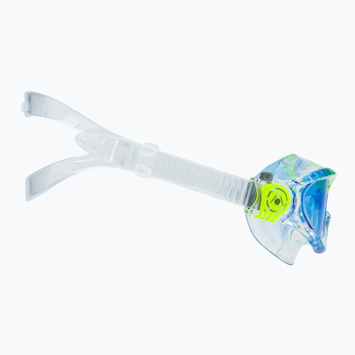 Maska do pływania dziecięca Aquasphere Vista transparent/bright green/blue MS5080031LB 3