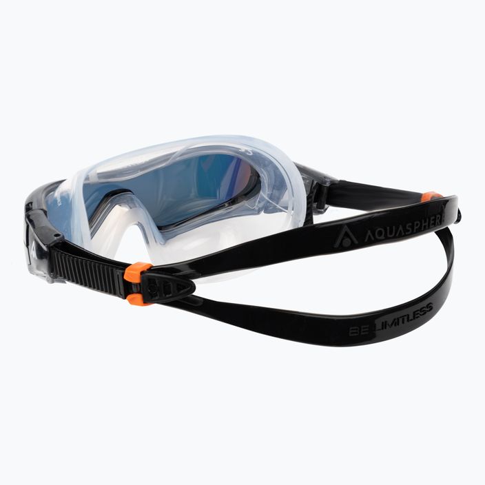Maska do pływania Aquasphere Vista Pro dark gray/black MS5041201LMO 4